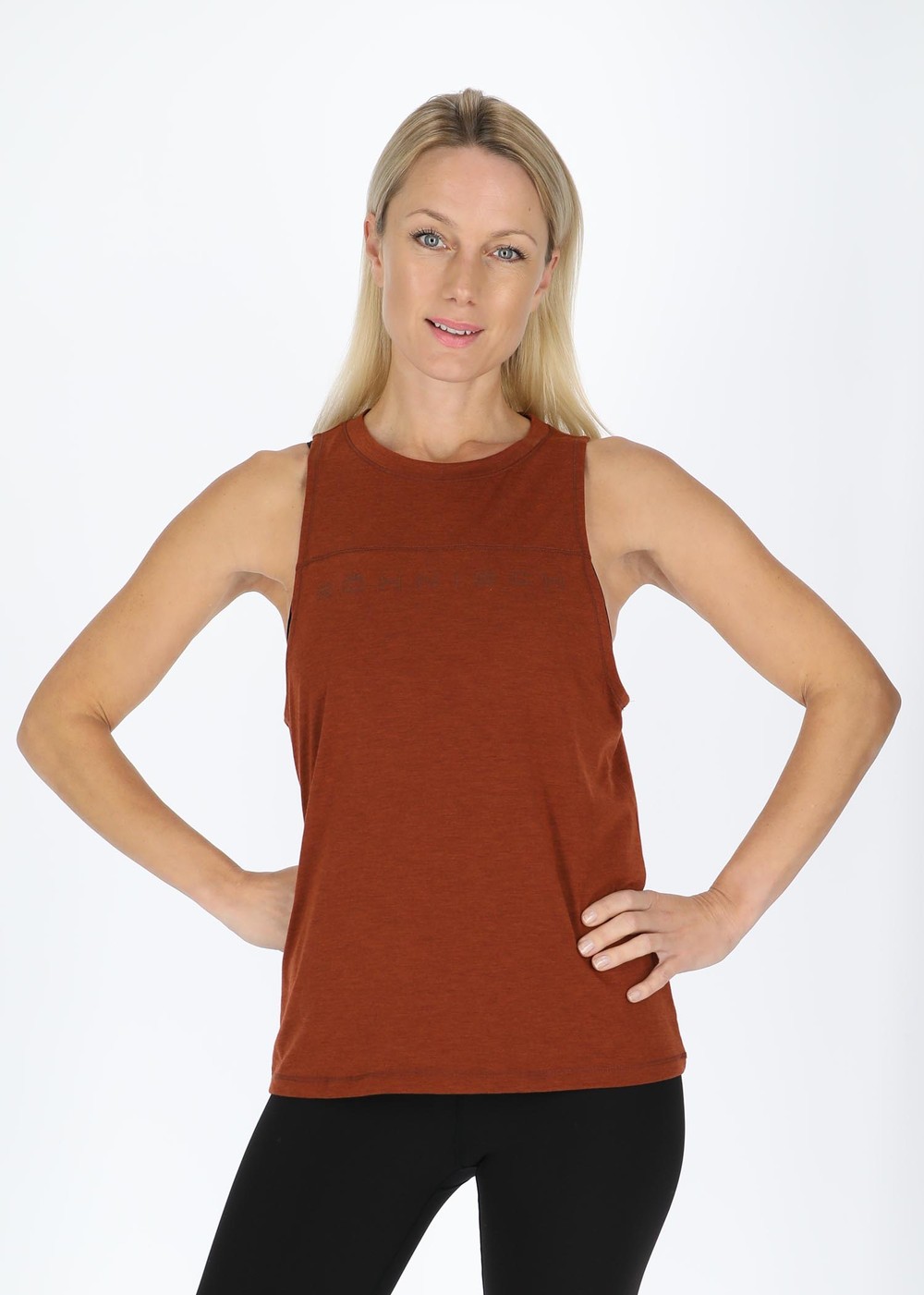 Saima Loose Singlet, Smoked Paprika, Xs,  Löpar-Linnen