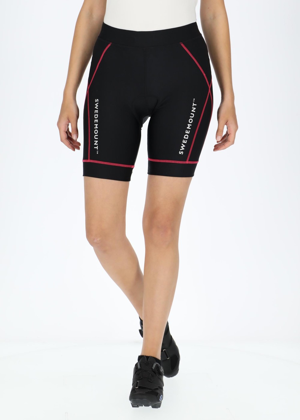 Bike Short Tights 2.0 W, Black/Fresh Pink, 46,  Cykelbyxor Korta