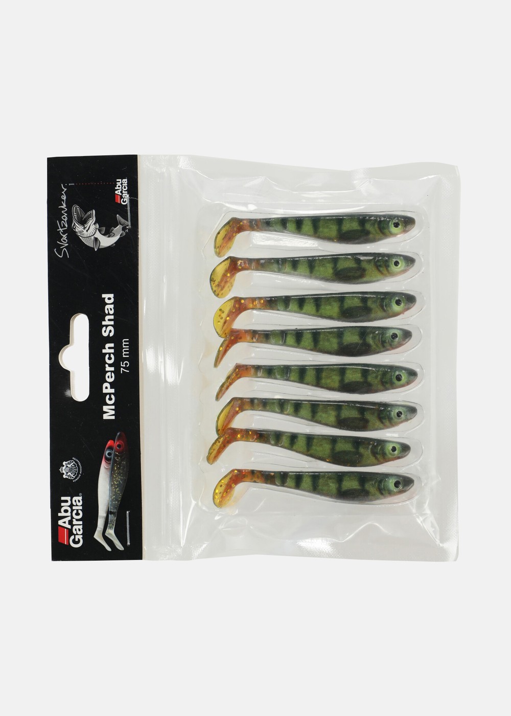 Sz Mcperch Shad 75mm Motoroil, No Color, No Size,  Jiggar