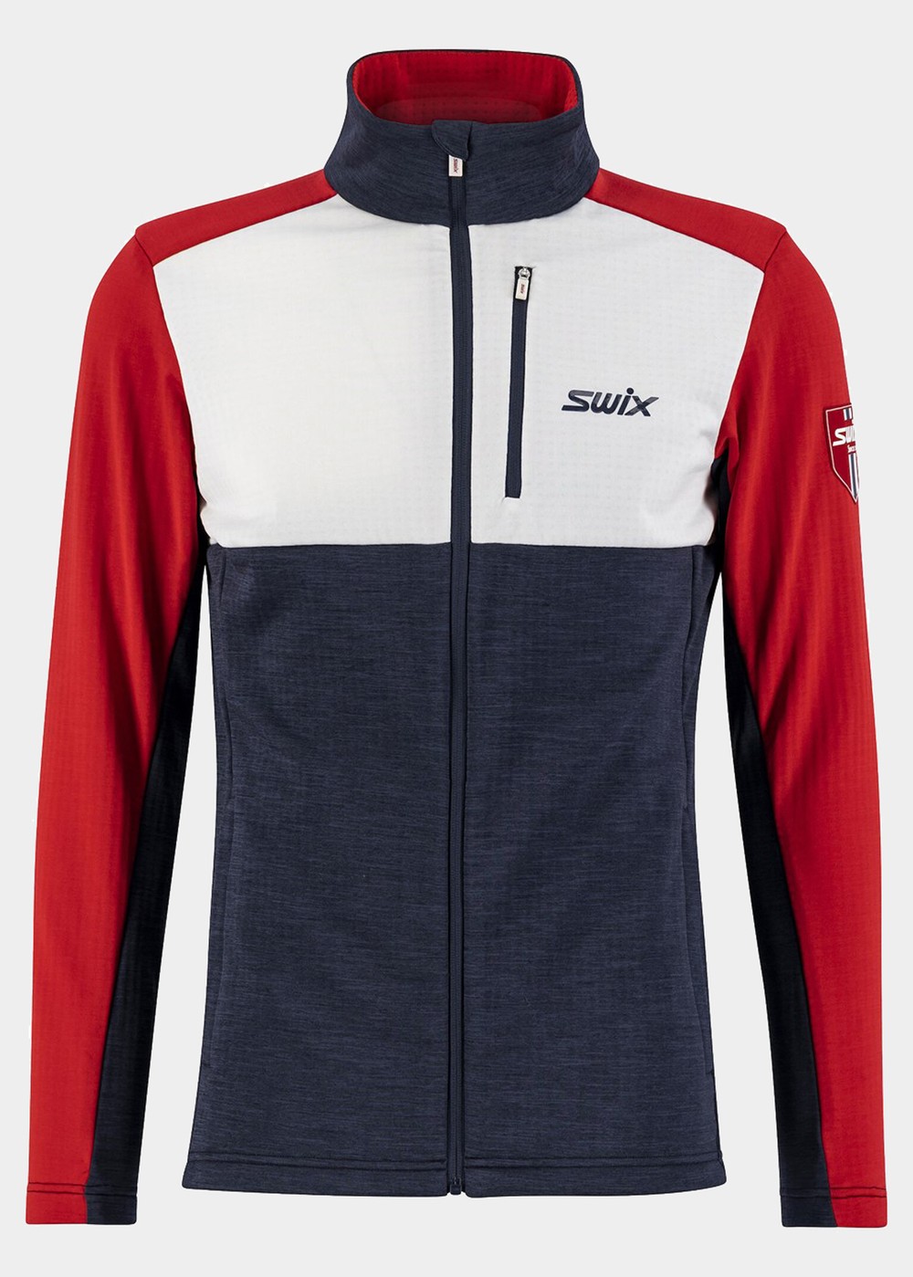 Infinity Midlayer Jkt M, Dark Navy/ Swix Red, 2xl,  Längdskidkläder