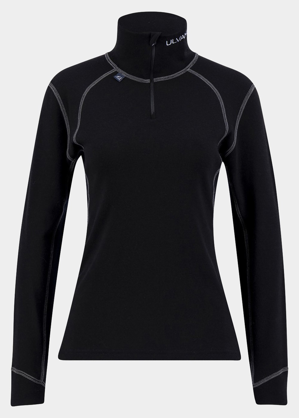 Thermo Turtle Neck W/Zip Ws, Black, S,  Ulltröjor