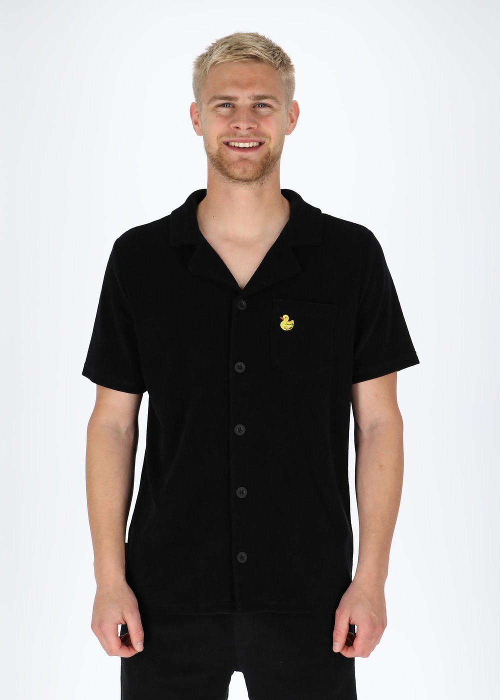 Ibiza Terry Shirt, Black, Xl,  Kortärmade Skjortor