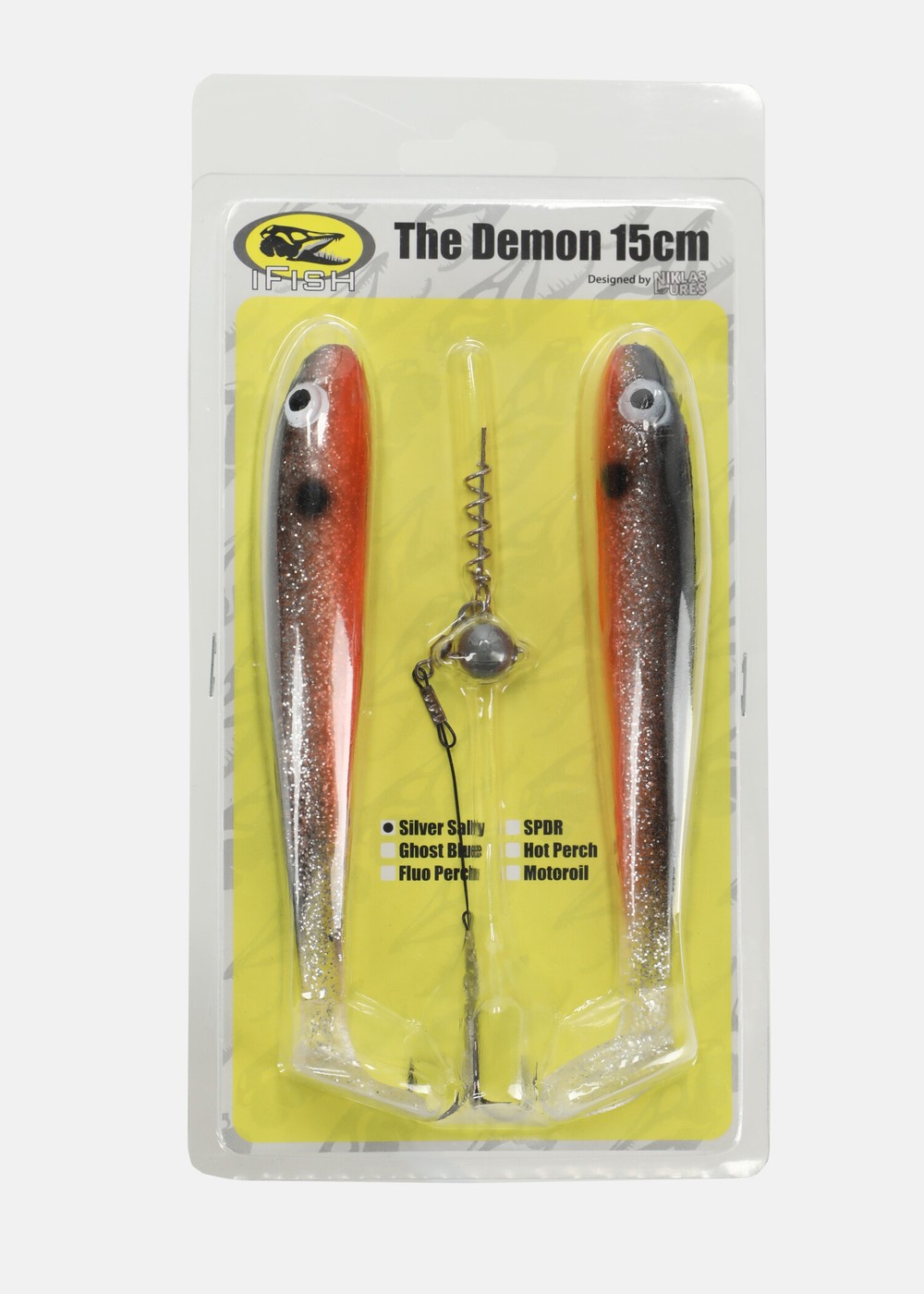 The Demon Shad 15cm Silver Sal, One Color, 15,  Jiggar