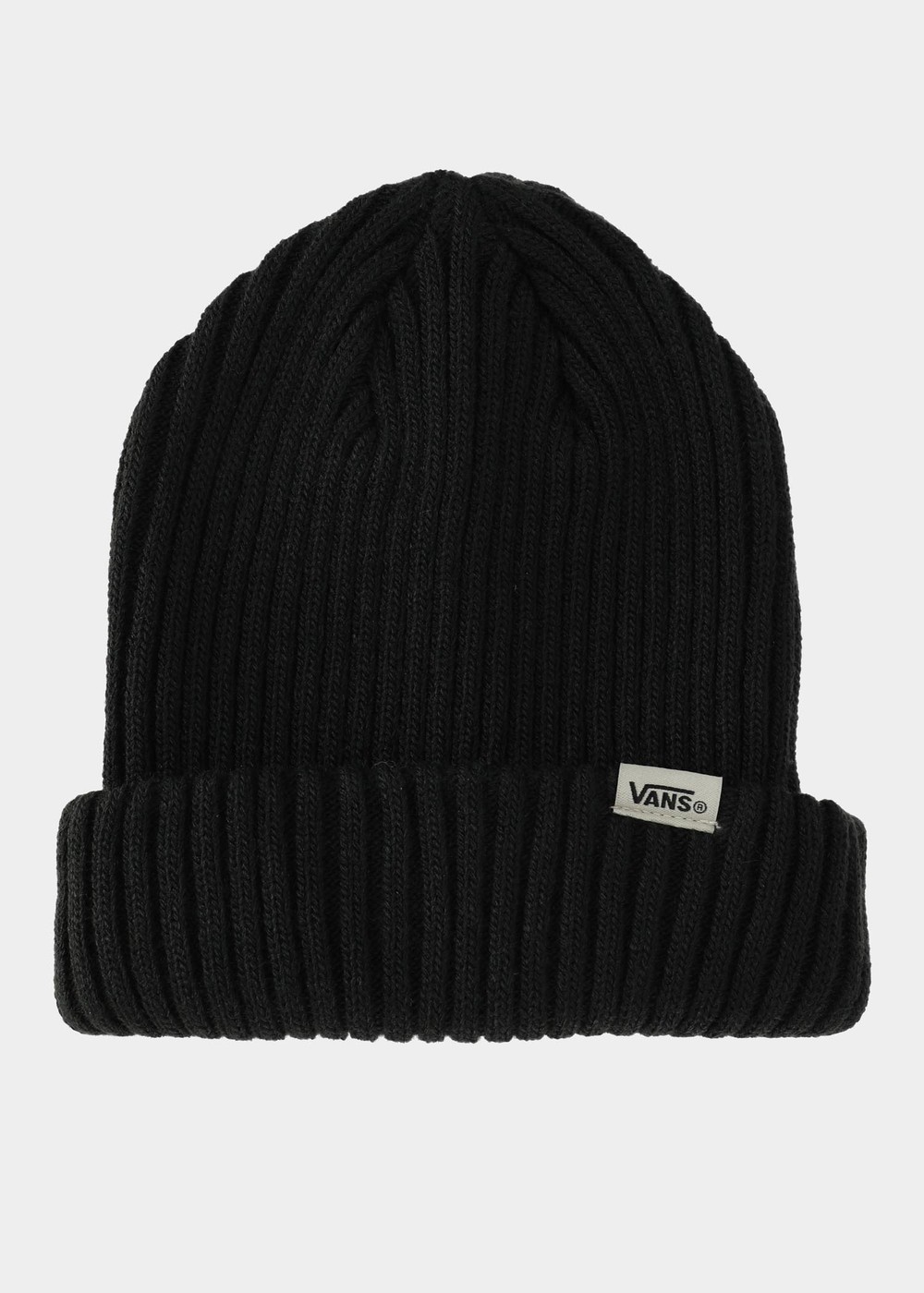 Clipped Cuff Beanie-B, Black, Onesize,  Pannband