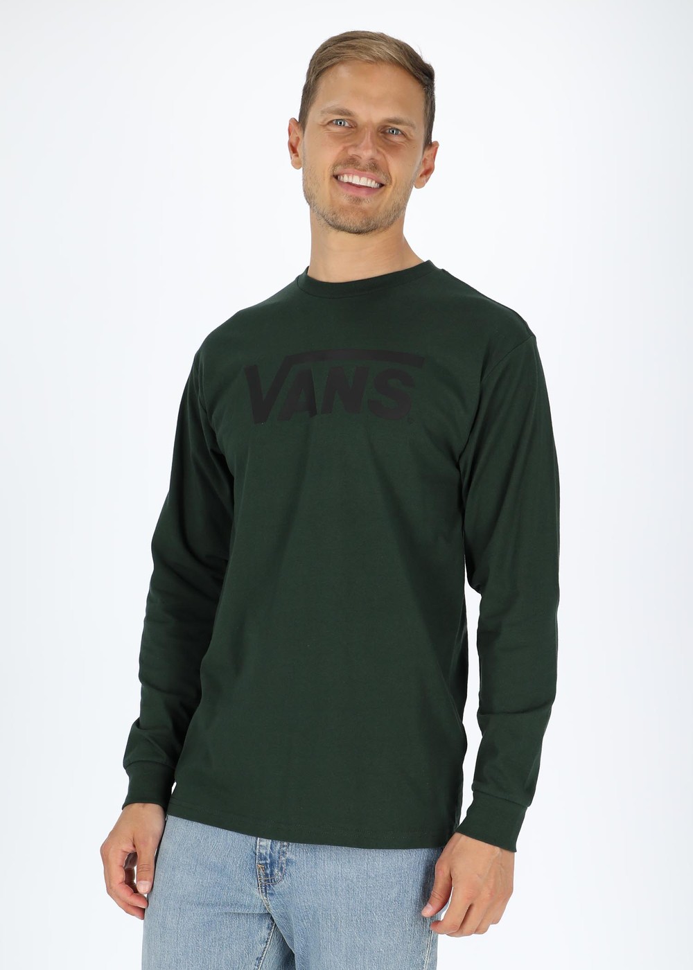 Classic Vans Ls-B, Forest/Black, Xl,  T-Shirts