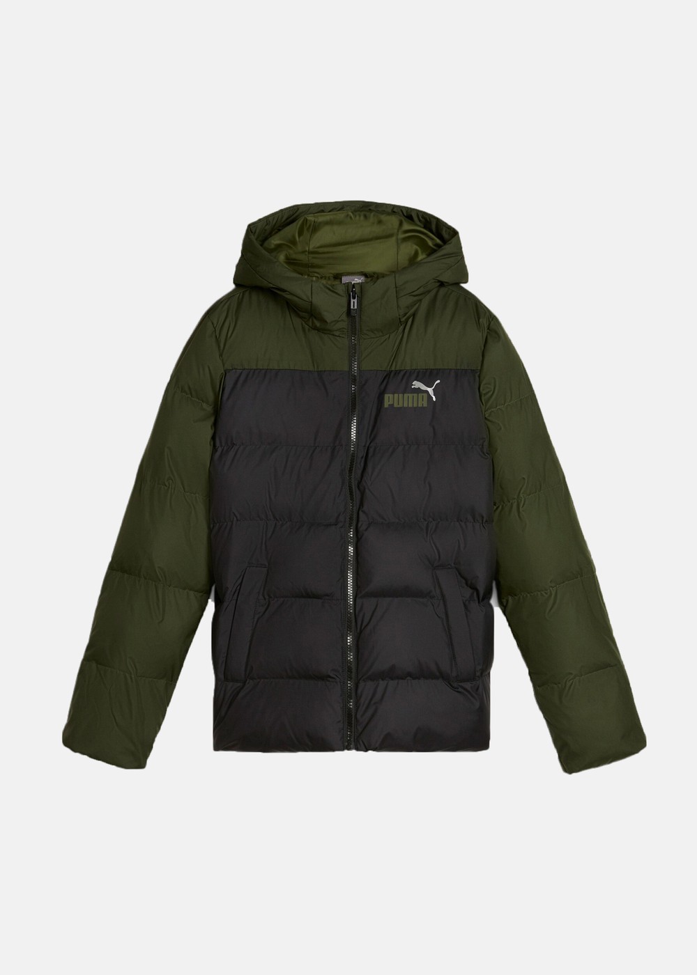 Colourblock Polyball Hooded Ja, Puma Black-Myrtle, 128,  Vinterjackor Colourblock Polyball Hooded Ja, Puma Black-Myrtle, 128,  Vinterjackor