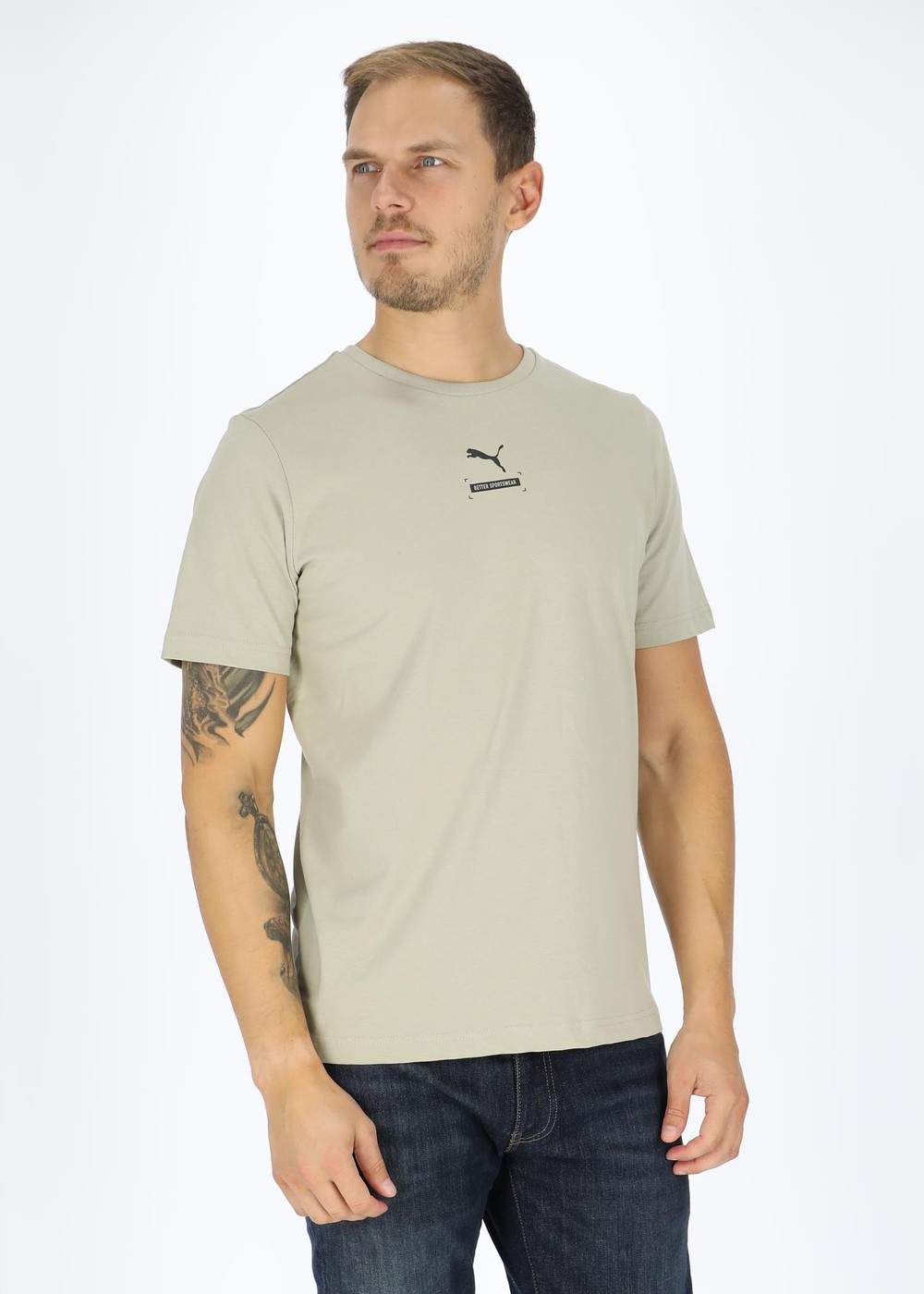 Better Tee, Pebble Gray, M,  T-Shirts