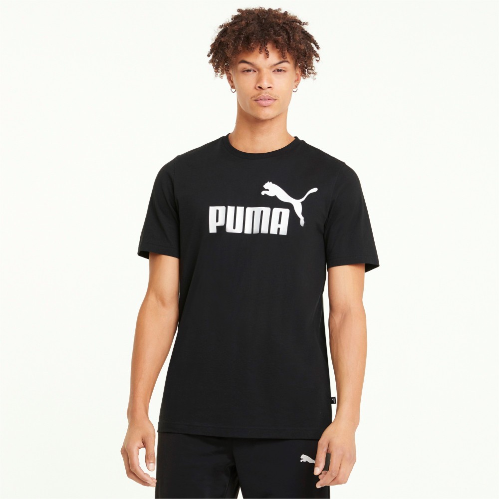 Ess Logo Tee B, Puma Black, 128,  T-Shirts Ess Logo Tee B, Puma Black, 128,  T-Shirts
