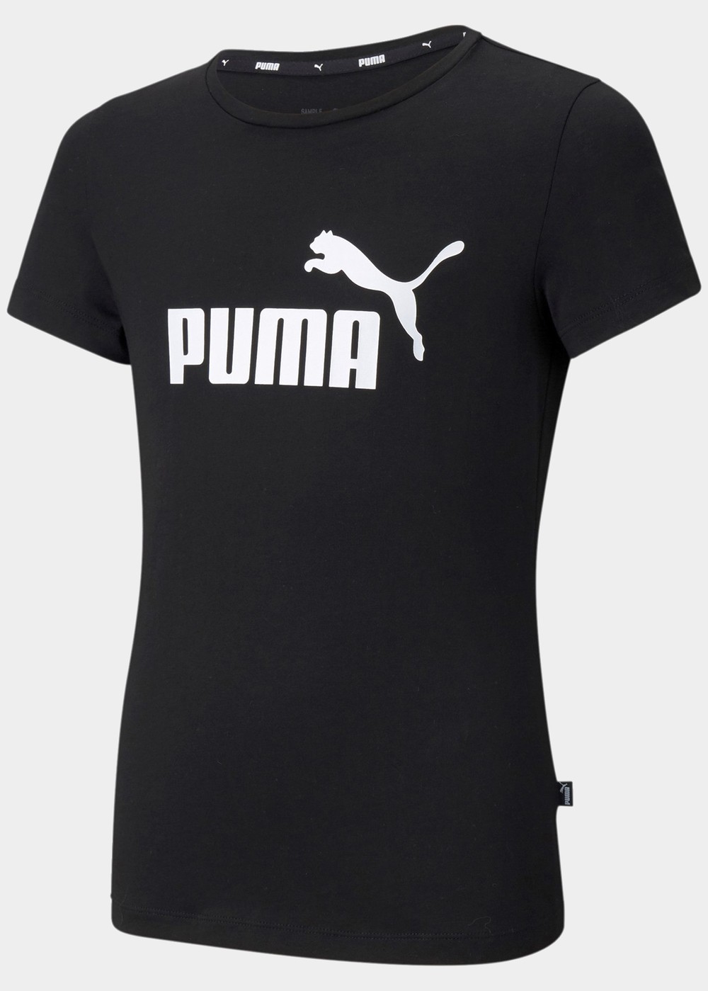 Ess Logo Tee G, Puma Black, 128,  T-Shirts