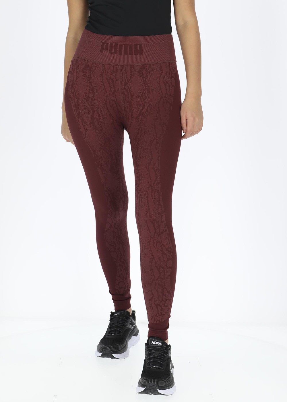 Formknit Seamless High Waist 7, Aubergine-Snake Print, S,  Långa Tights