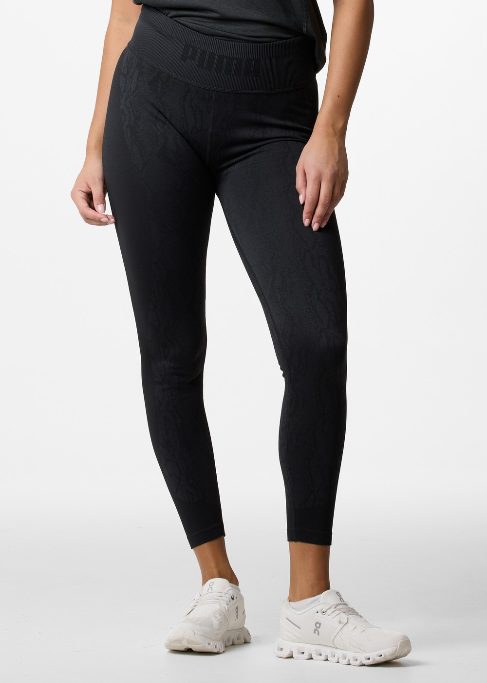 Formknit Seamless High Waist 7, Puma Black-Snake Print, Xs,  Långa Tights