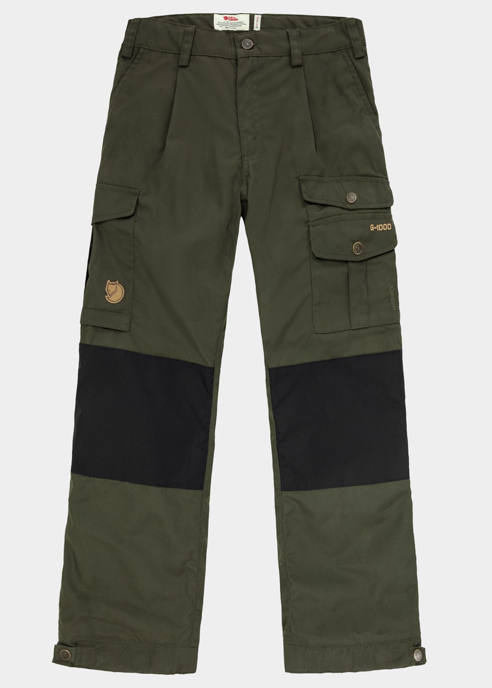 Kids Vidda Padded Trousers, Deep Forest, 158,  Vandringsbyxor