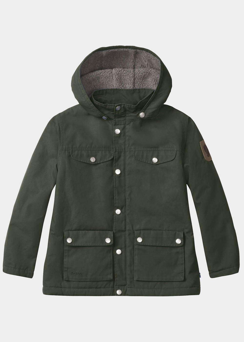 Kids Greenland Winter Jacket, Deep Forest, 140,  Vinterjackor