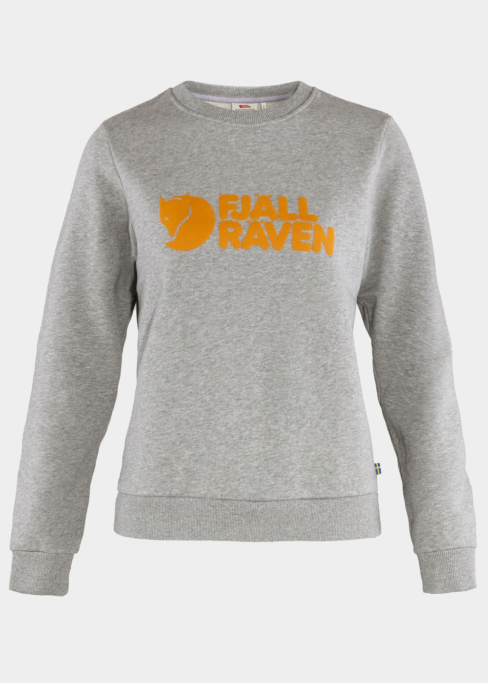Fjällräven Logo Sweater W, Grey-Melange, L,  Sweatshirts