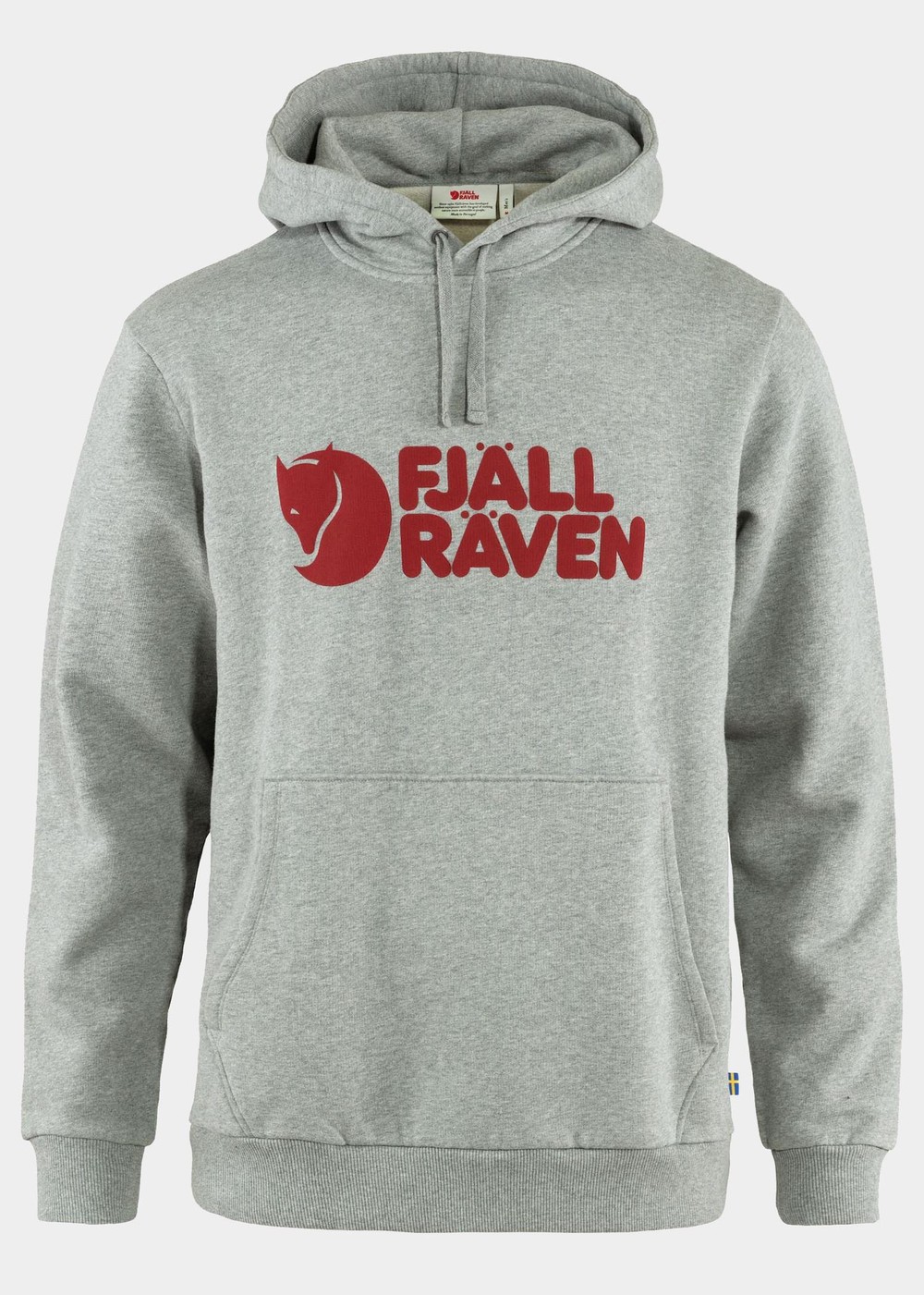 Fjällräven Logo Hoodie M, Grey-Melange, L,  Hoodies