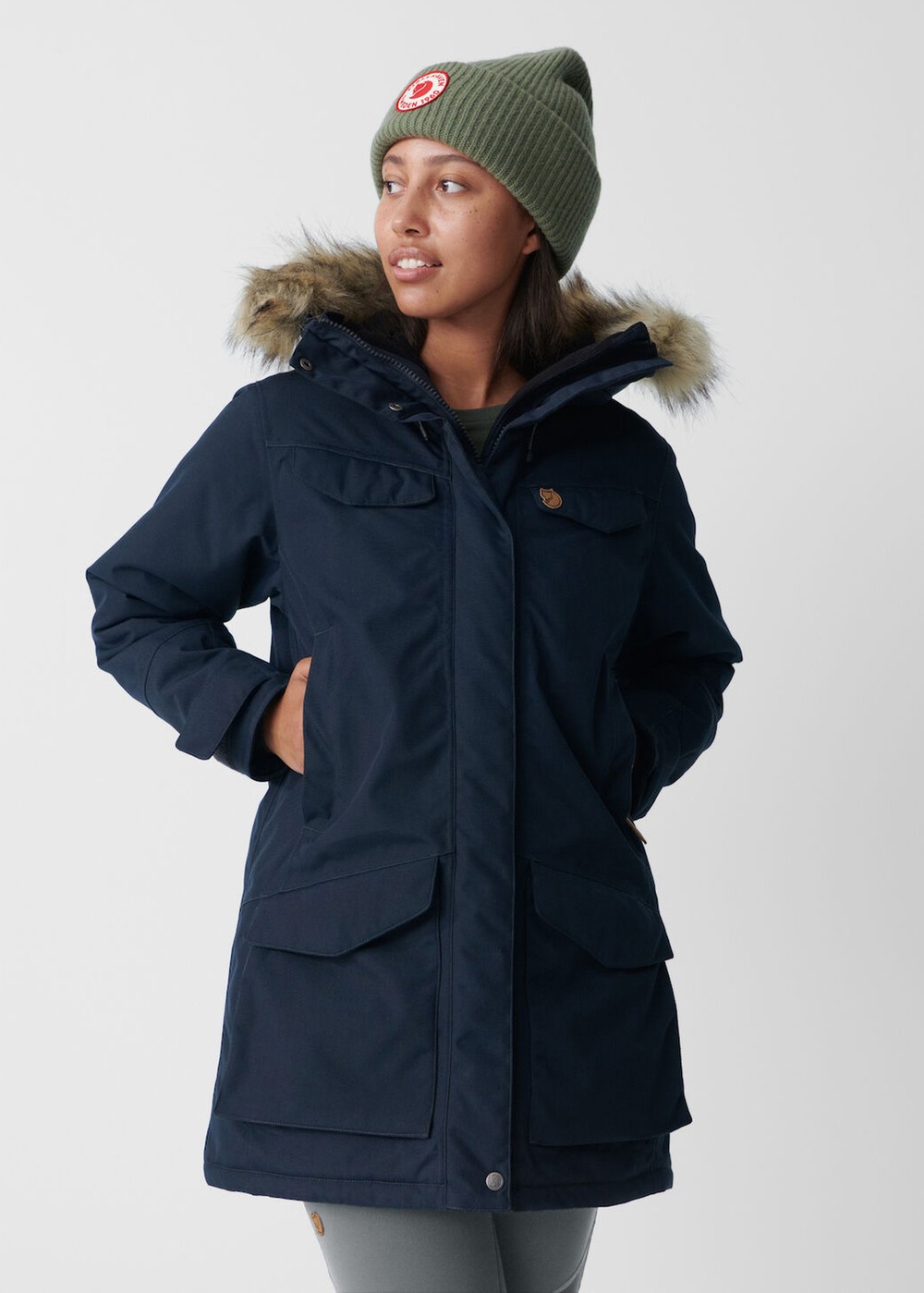 Nuuk Parka W, Dark Navy, L,  Vinterjackor