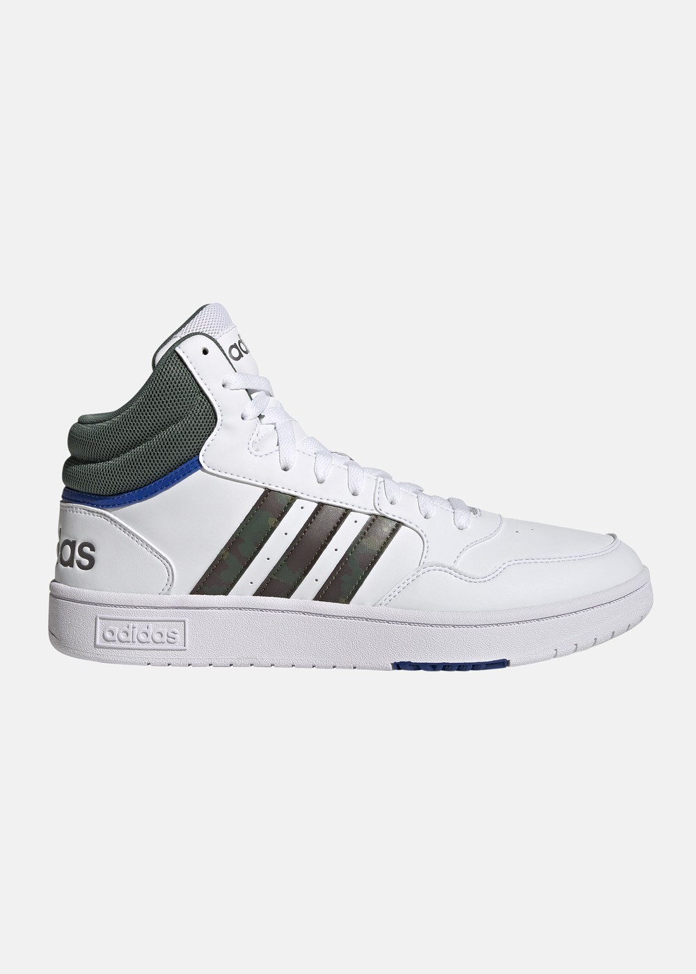 Hoops 3.0 Mid, Ftwwht/Greoxi/Royblu, 44