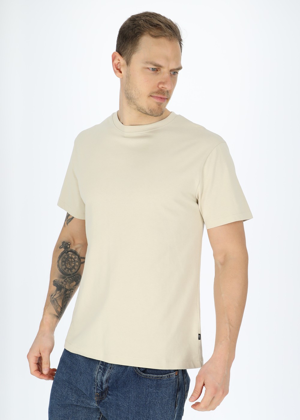 Sdcadel Ss, Oatmeal, L,  T-Shirts Sdcadel Ss, Oatmeal, L,  T-Shirts