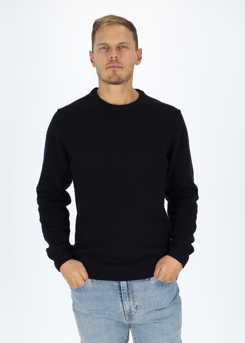 Cfkarl Crew Neck Bounty Knit, Navy Blazer, 2xl,  Stickat