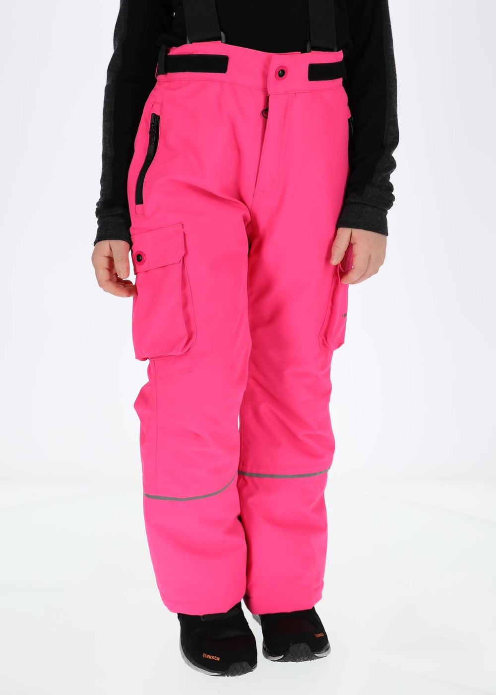 Branäs Pants Jr 2.0, Fresh Pink, 110,  Överdragsbyxor Branäs Pants Jr 2.0, Fresh Pink, 110,  Överdragsbyxor