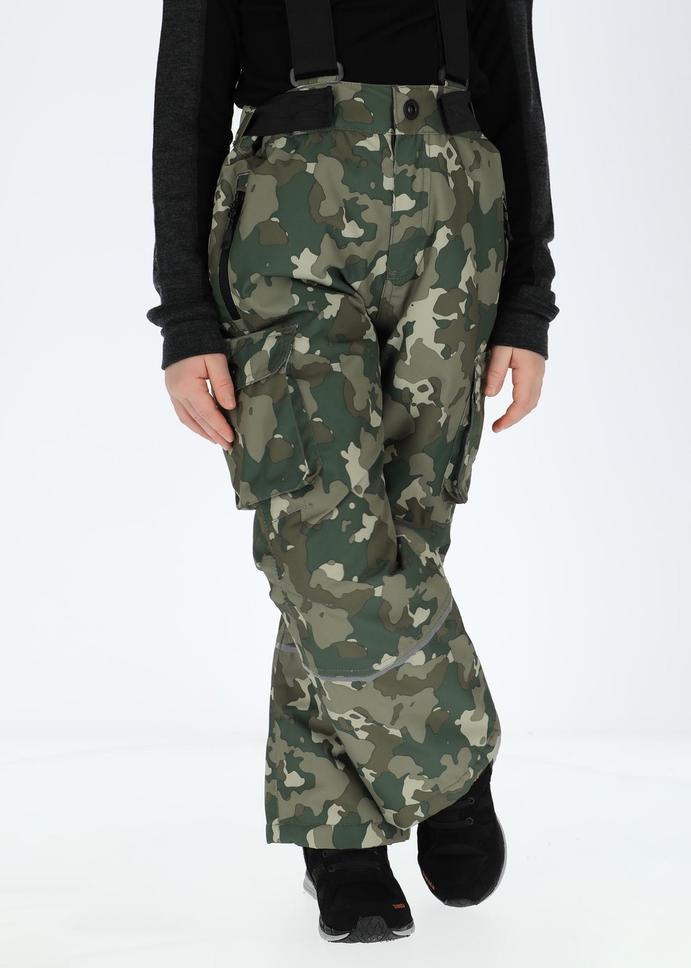 Branäs Pants Jr 2.0, Camouflage, 140,  Överdragsbyxor