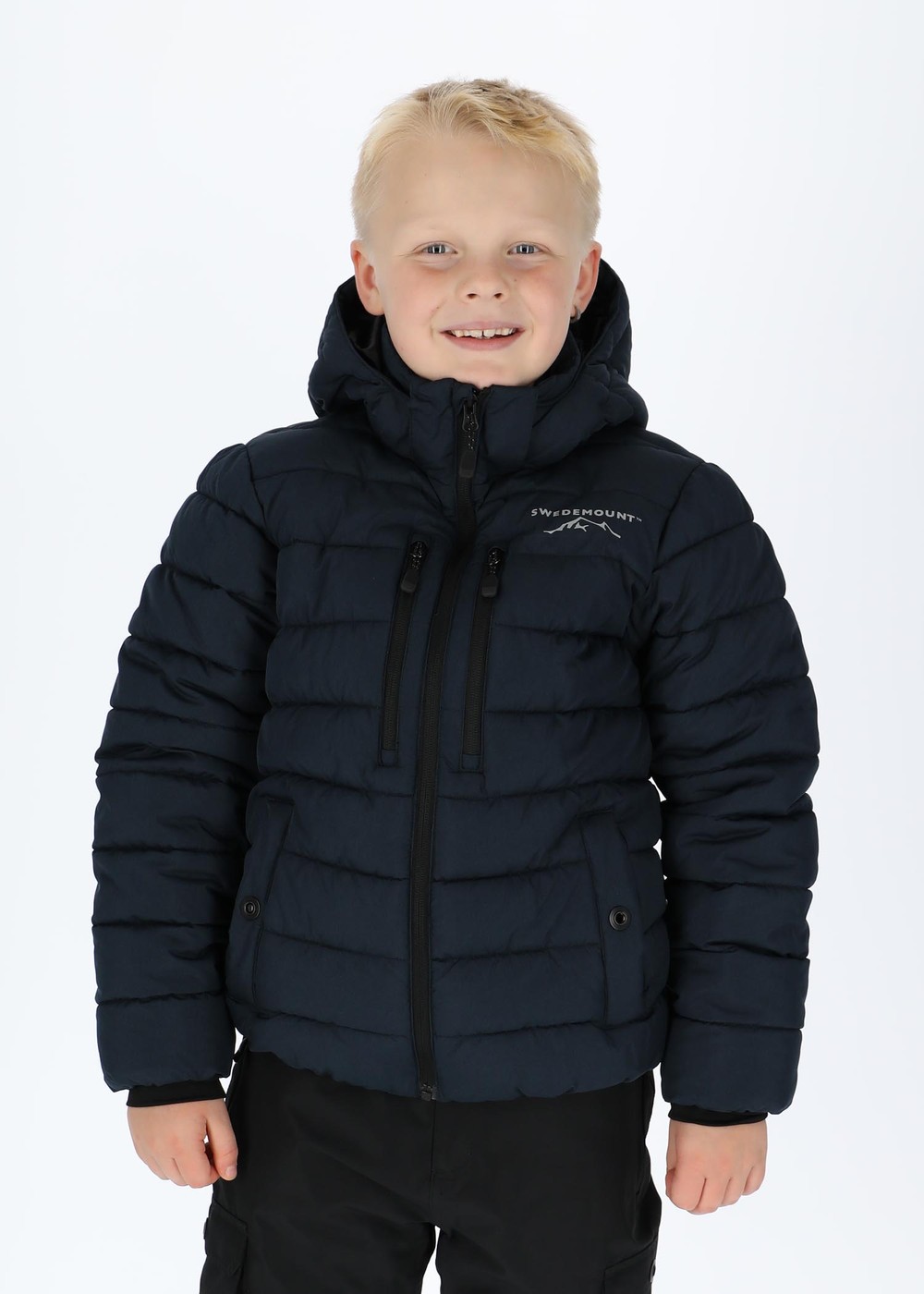 Branäs Jacket Jr 2.0, Dk. Navy Melange, 140,  Skidjackor