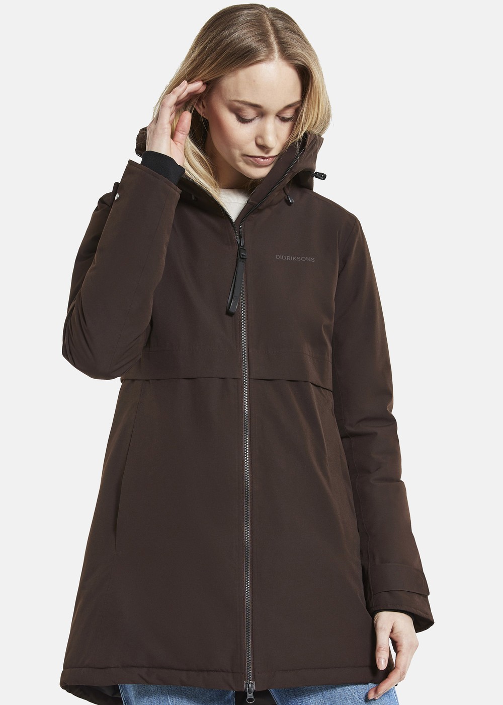 Helle Wns Parka 5, Chocolate Brown, 32,  Vinterjackor