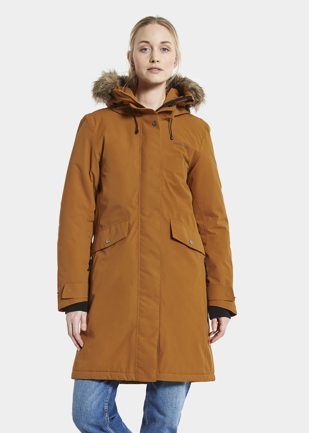 Erika Wns Parka 3, Cayenne, 38,  Vinterjackor