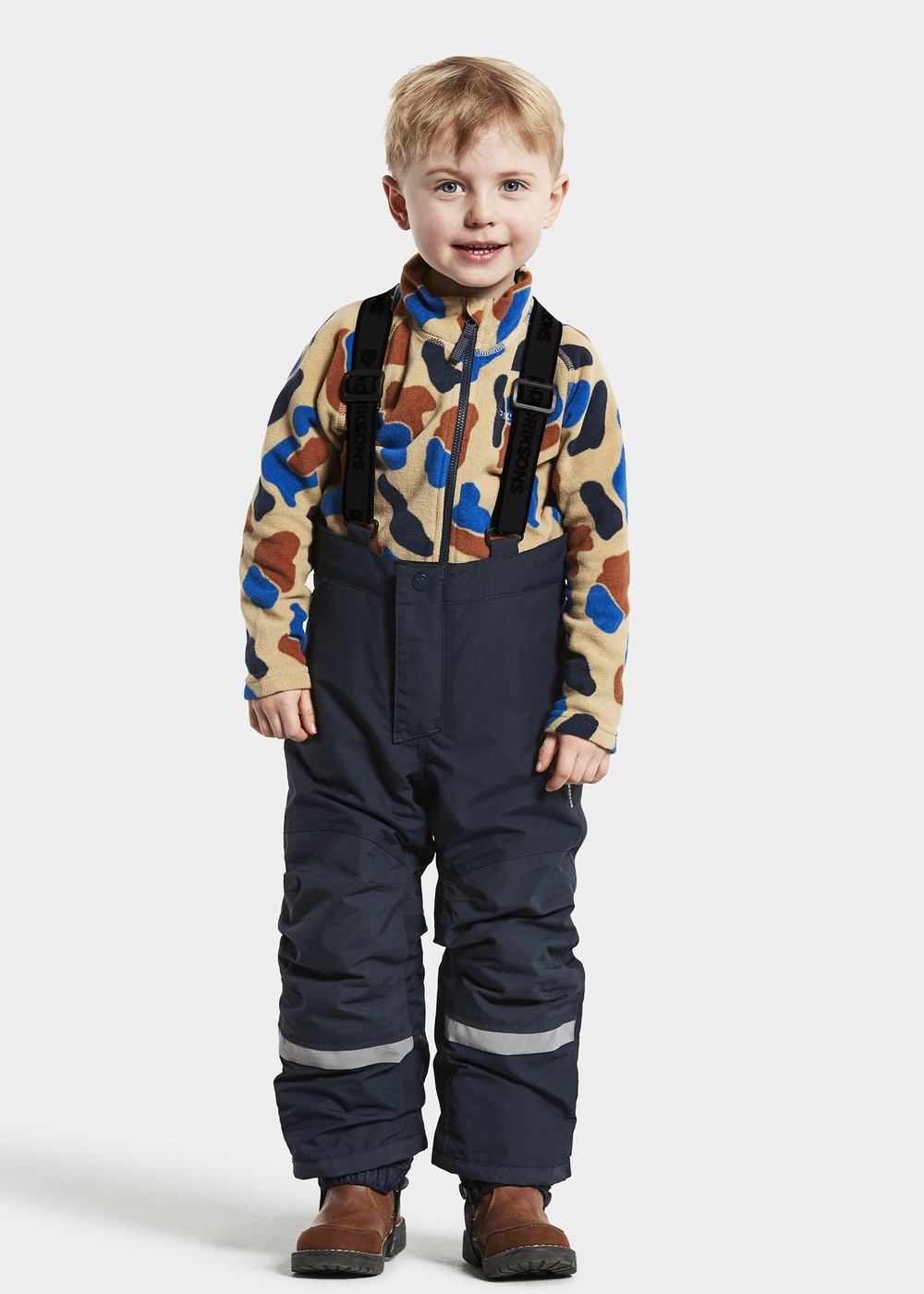 Idre Kids Pants 6, Navy, 100,  Fodrade Regnkläder