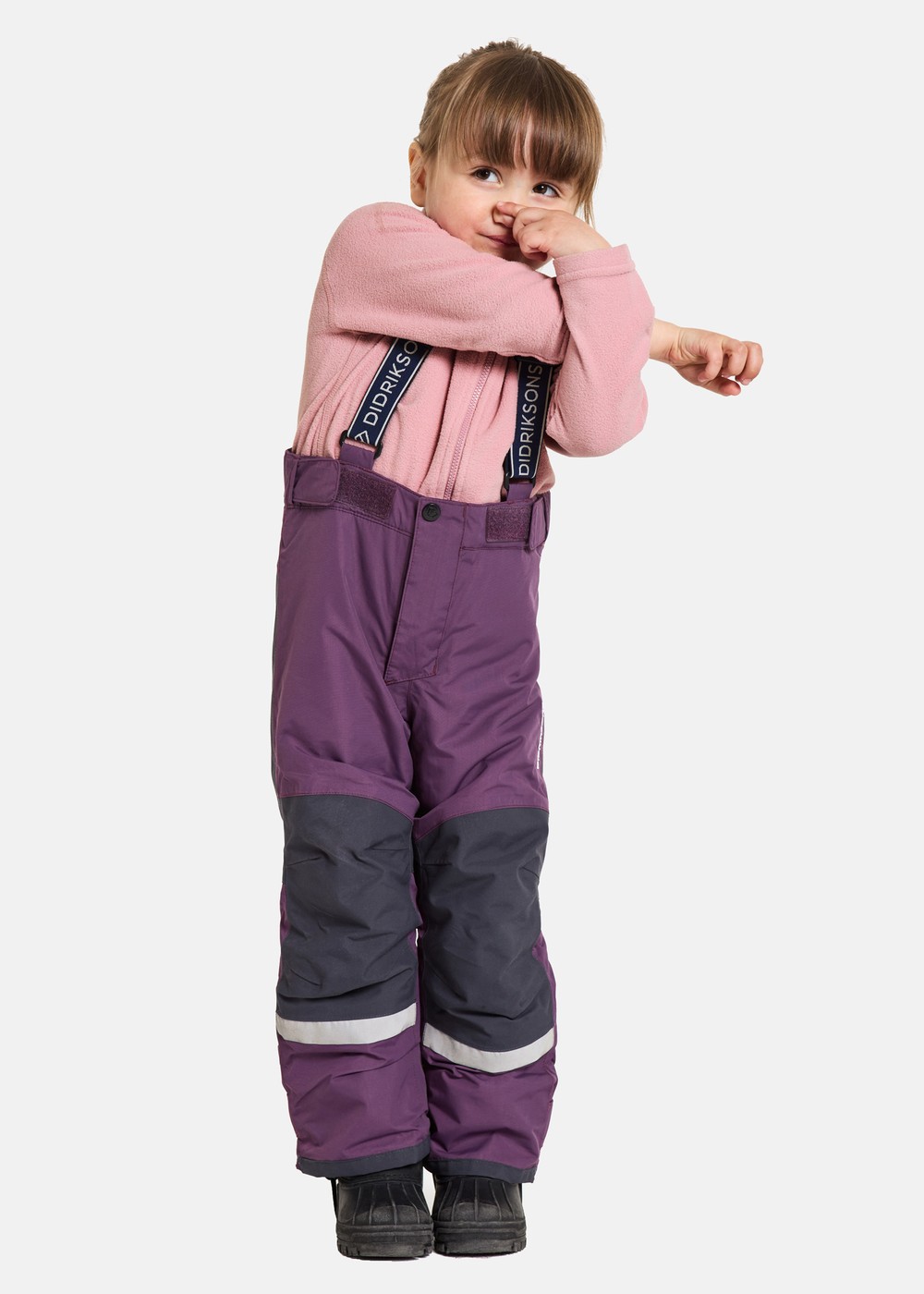 Idre Kids Pants 6, Plumb, 140,  Fodrade Regnkläder