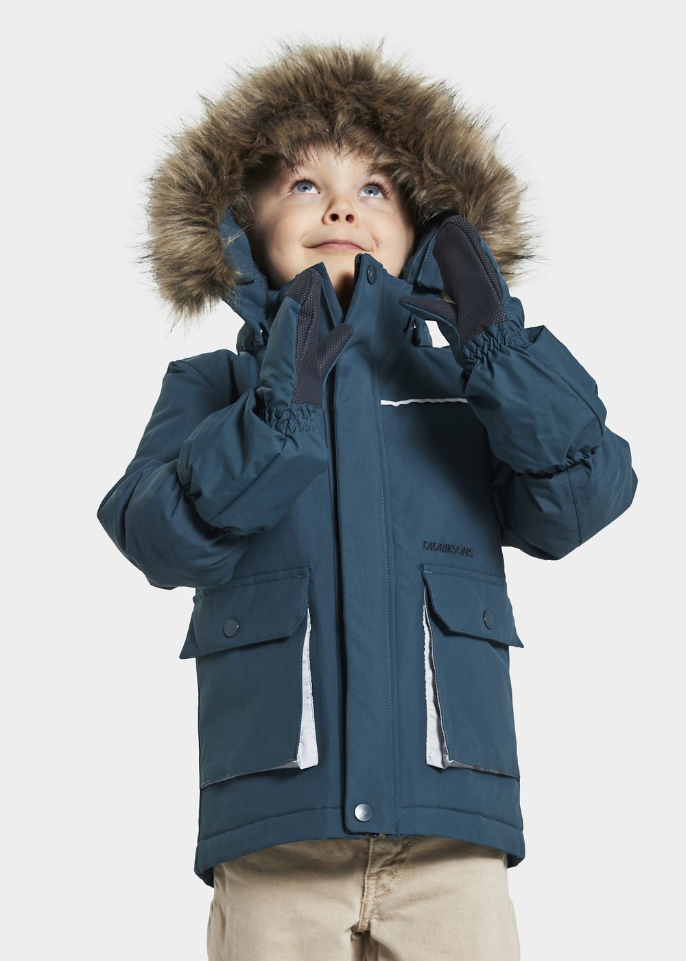 Kure Kids Parka 5, Dive Blue, 100,  Vårjackor Kure Kids Parka 5, Dive Blue, 100,  Vårjackor