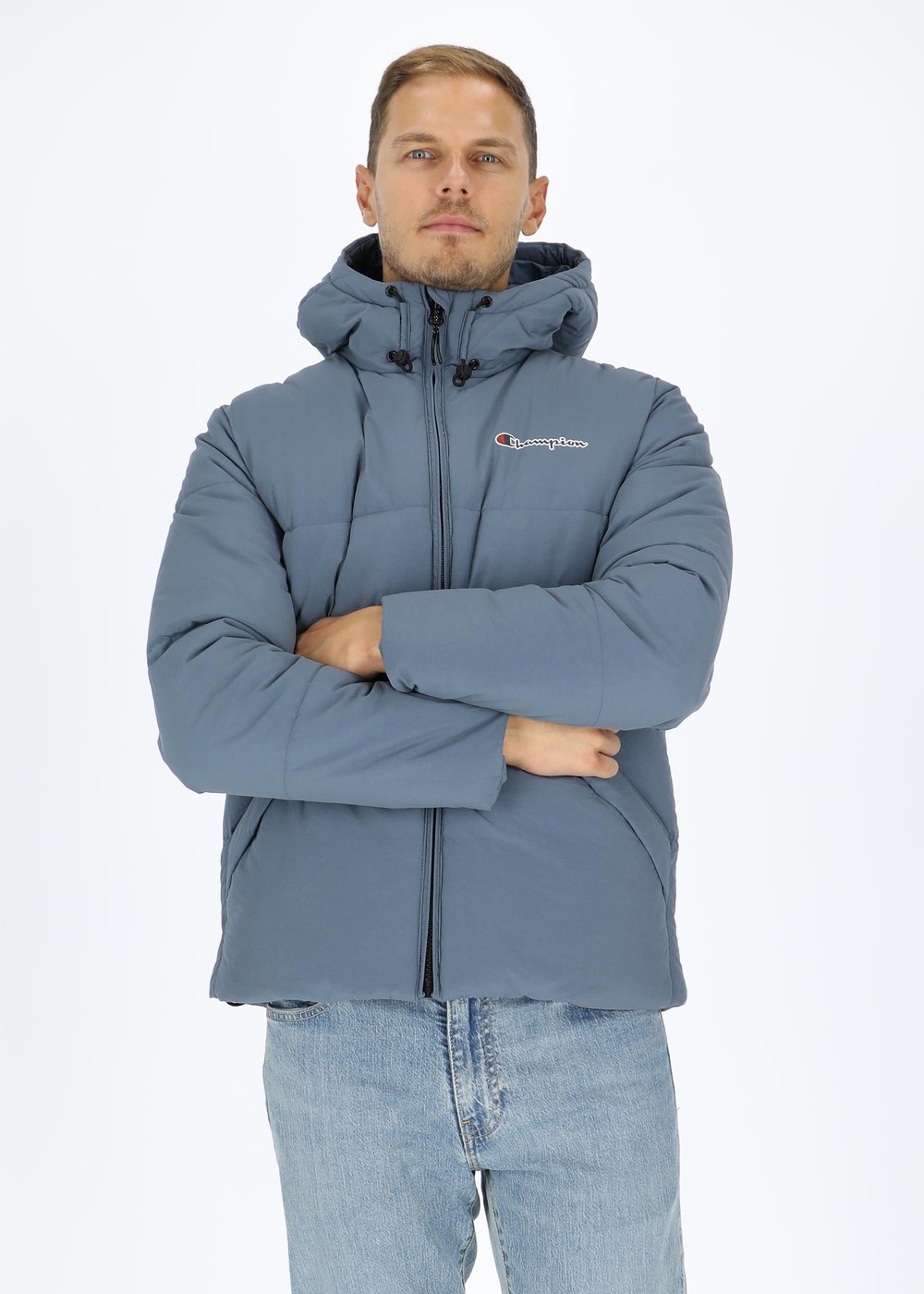 Rochester Hooded Jacket, China Blue, S,  Vinterjackor