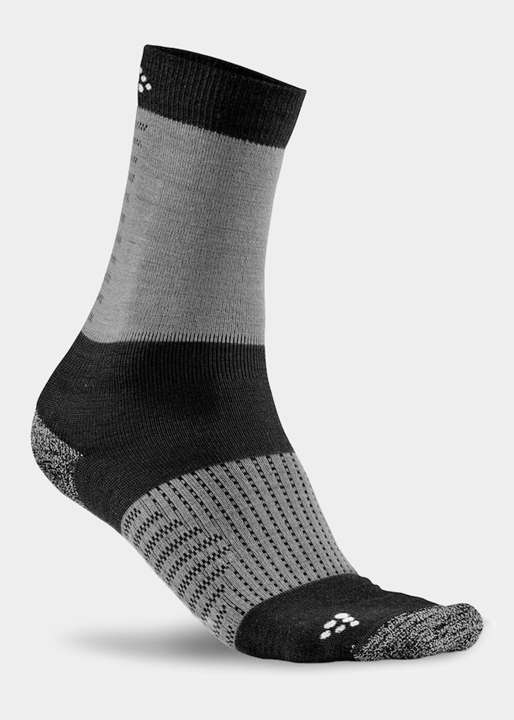 Xc Training Sock, Black-Dk Grey Melange, 43-45,  Bomullsstrumpor