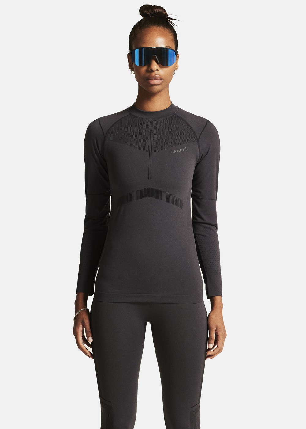 Adv Active Intensity Cn Ls W, Dk Plum, M,  Underställströjor