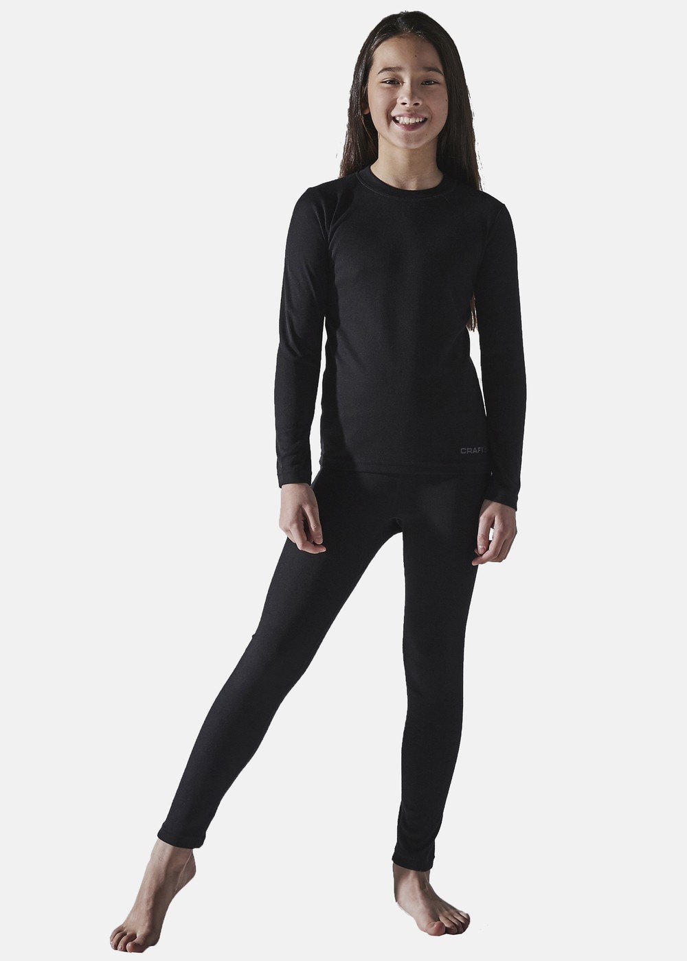 Core Warm Baselayer Set Jr, Black, 158/164,  Underställsbyxor