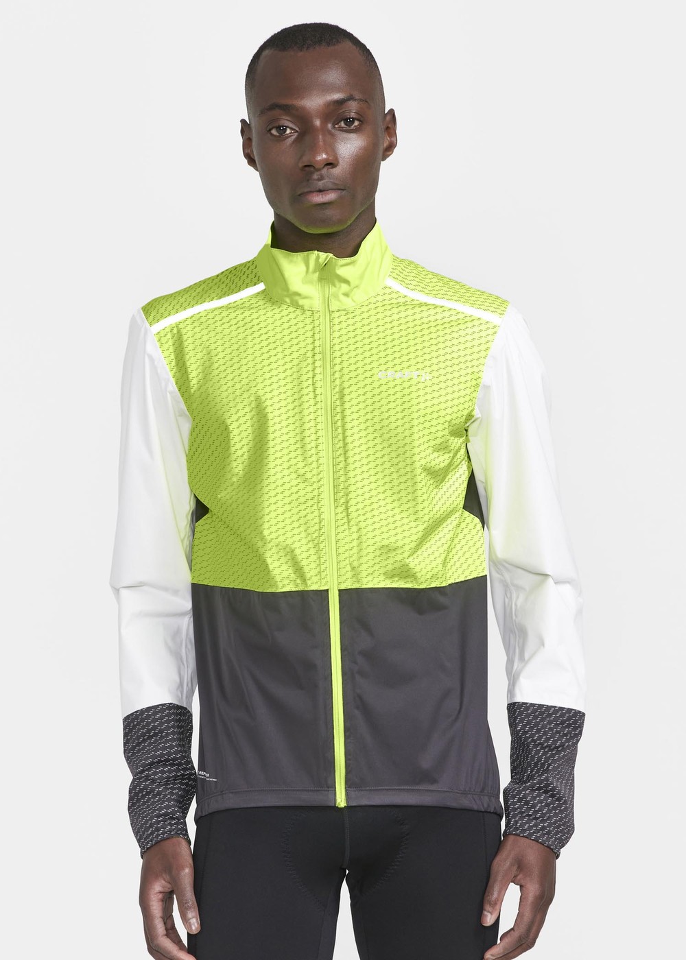 Adv Bike Hydro Lumen Jacket M, Flumino-Ash White, M,  Cykelkläder