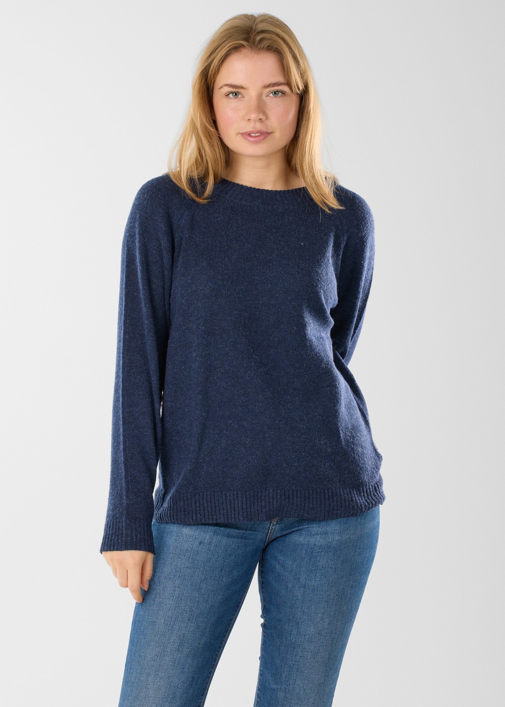 Maine Pullover W, Navy, 34,  Stickat