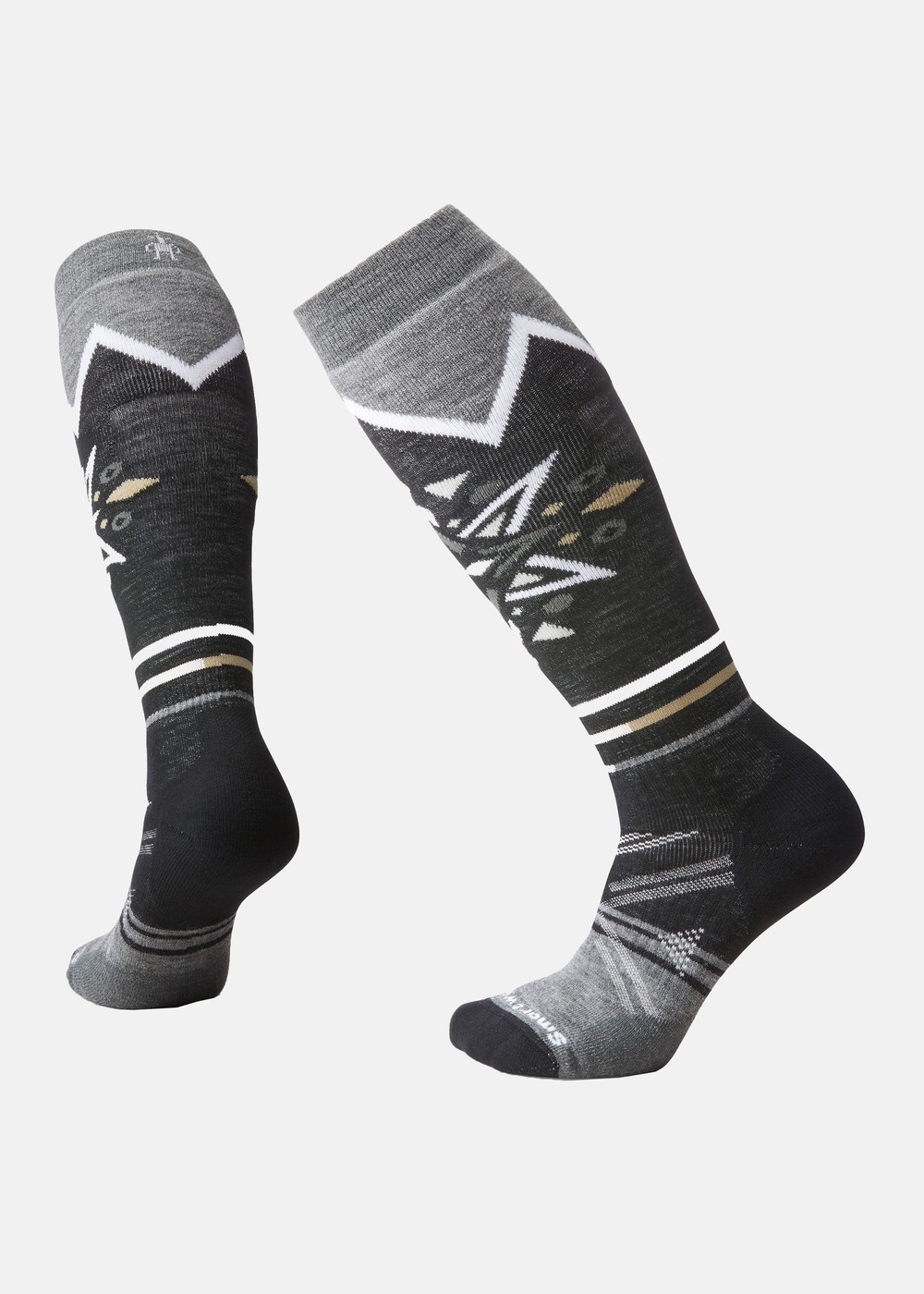 Sw W Ski Full Cush Mountain Sn, Black, S,  Skidstrumpor