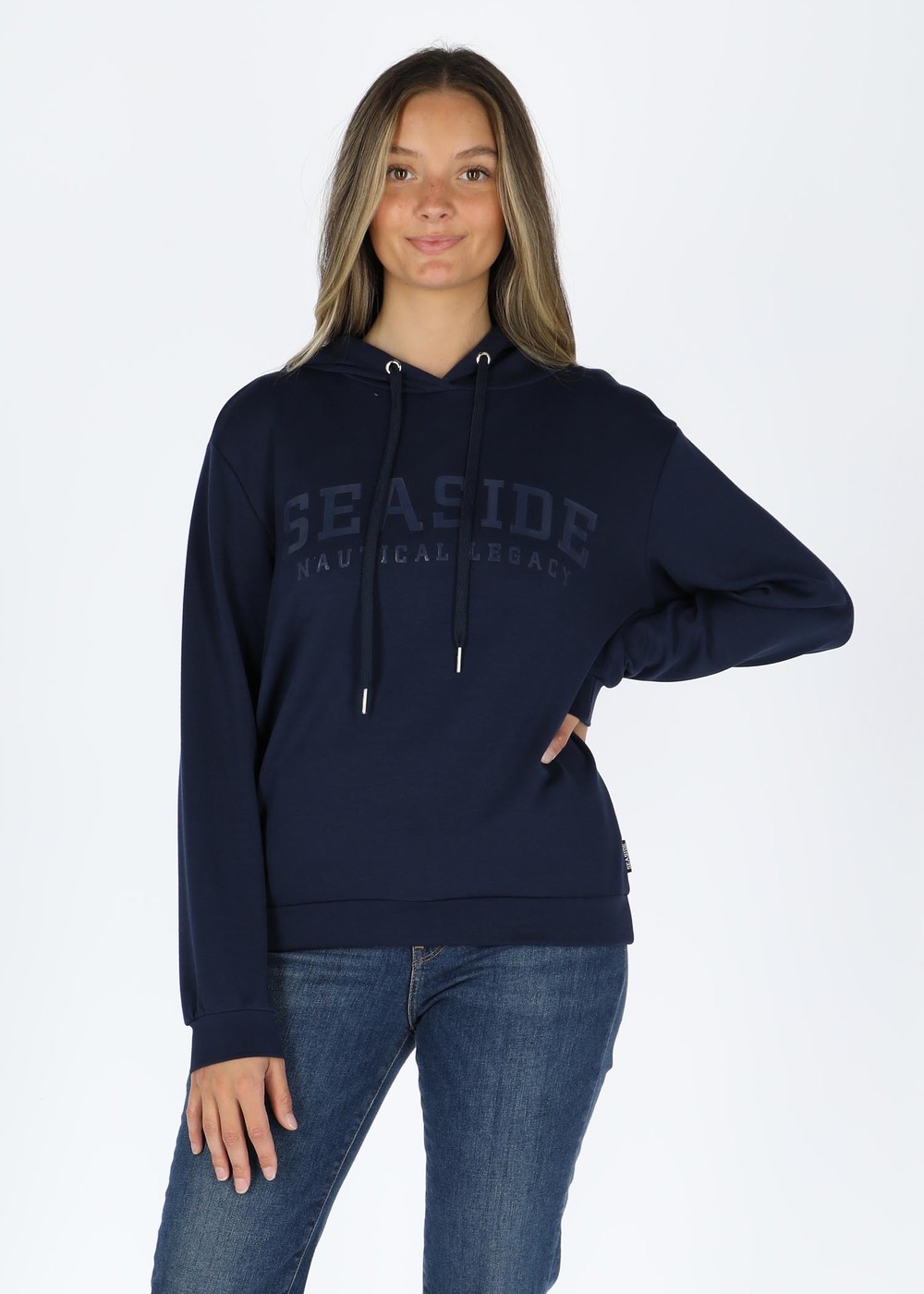 Houston College Hood W, Navy, 42,  Sweatshirts