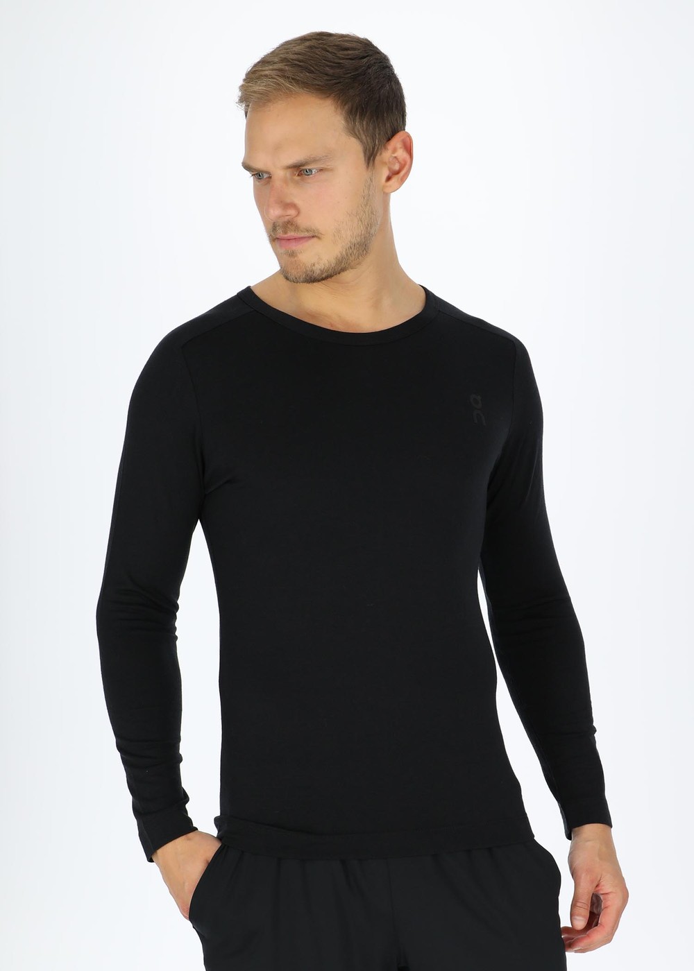 Merino Long-T M Black, Black, Xl,  Underställ