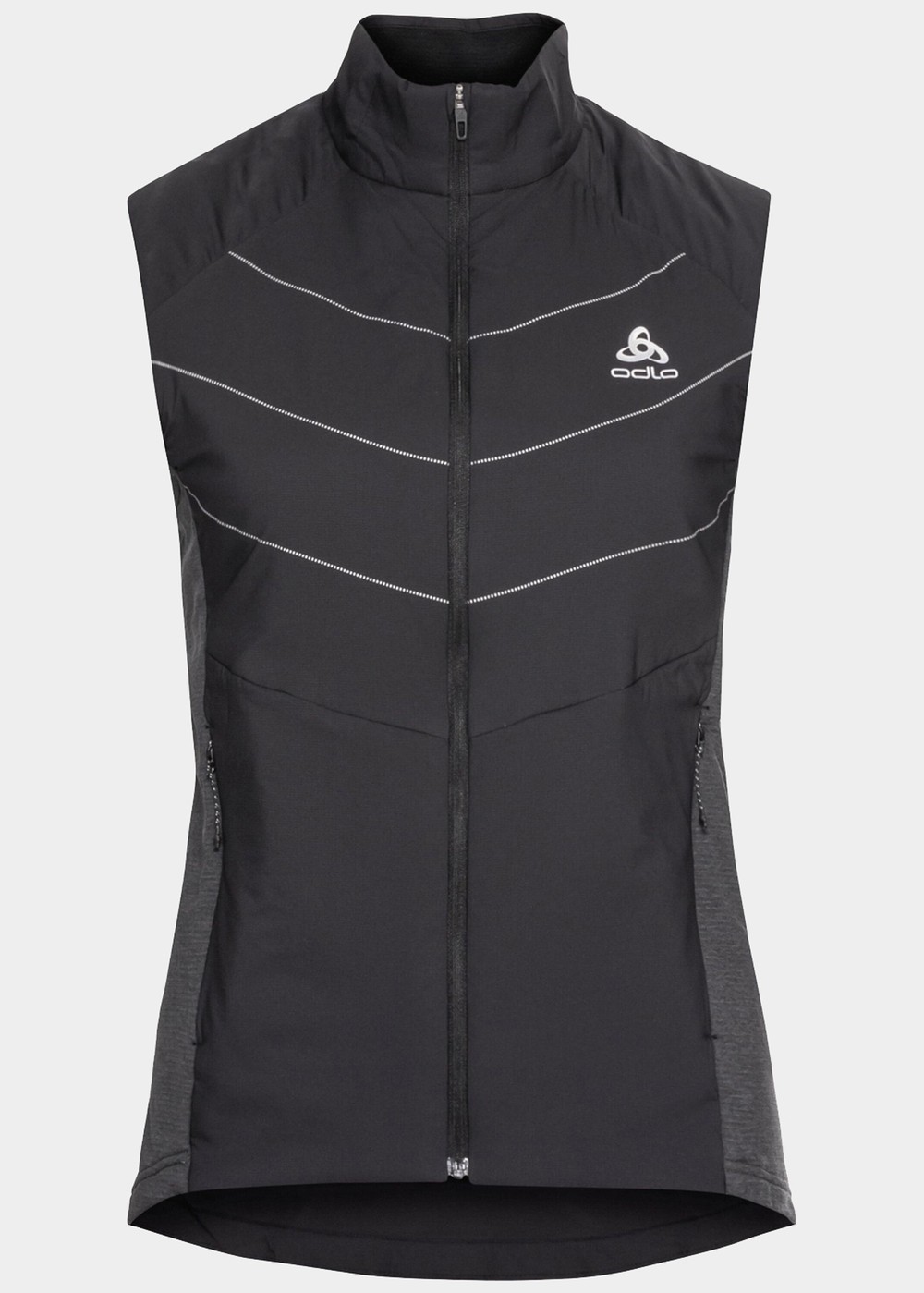 Odlo W Vest Run Easy S-Thermic, Black, Xl,  Jackor