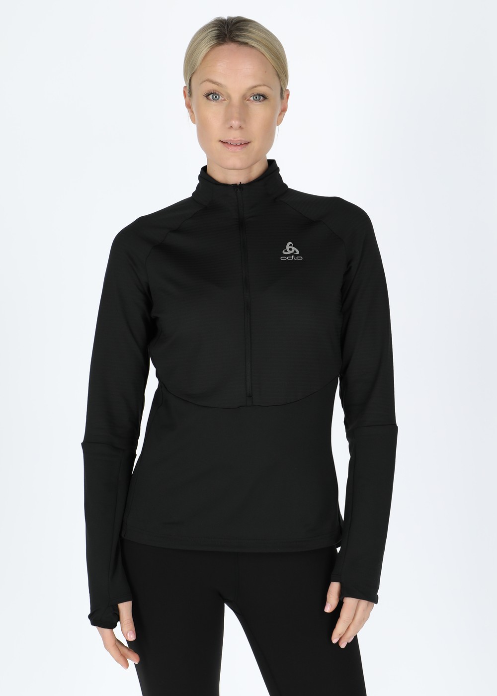 Odlo W Midl Hz Sesvenna Sl, Black, S,  Längdskidkläder