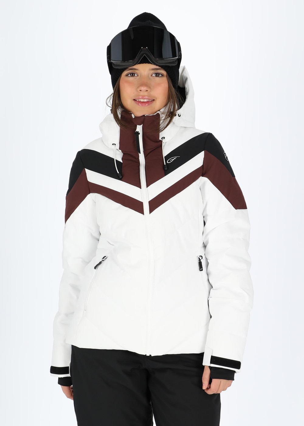 Meribel Jkt W, White, 40,  Vinterjackor