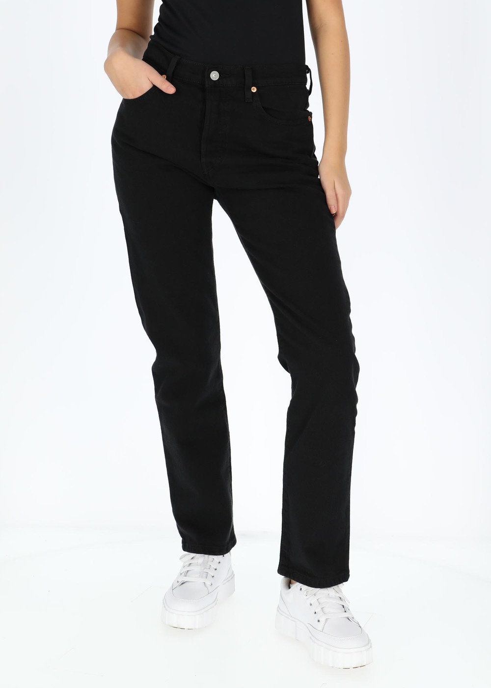 501 Crop, Black Spro, 27/30,  Vardagsbyxor