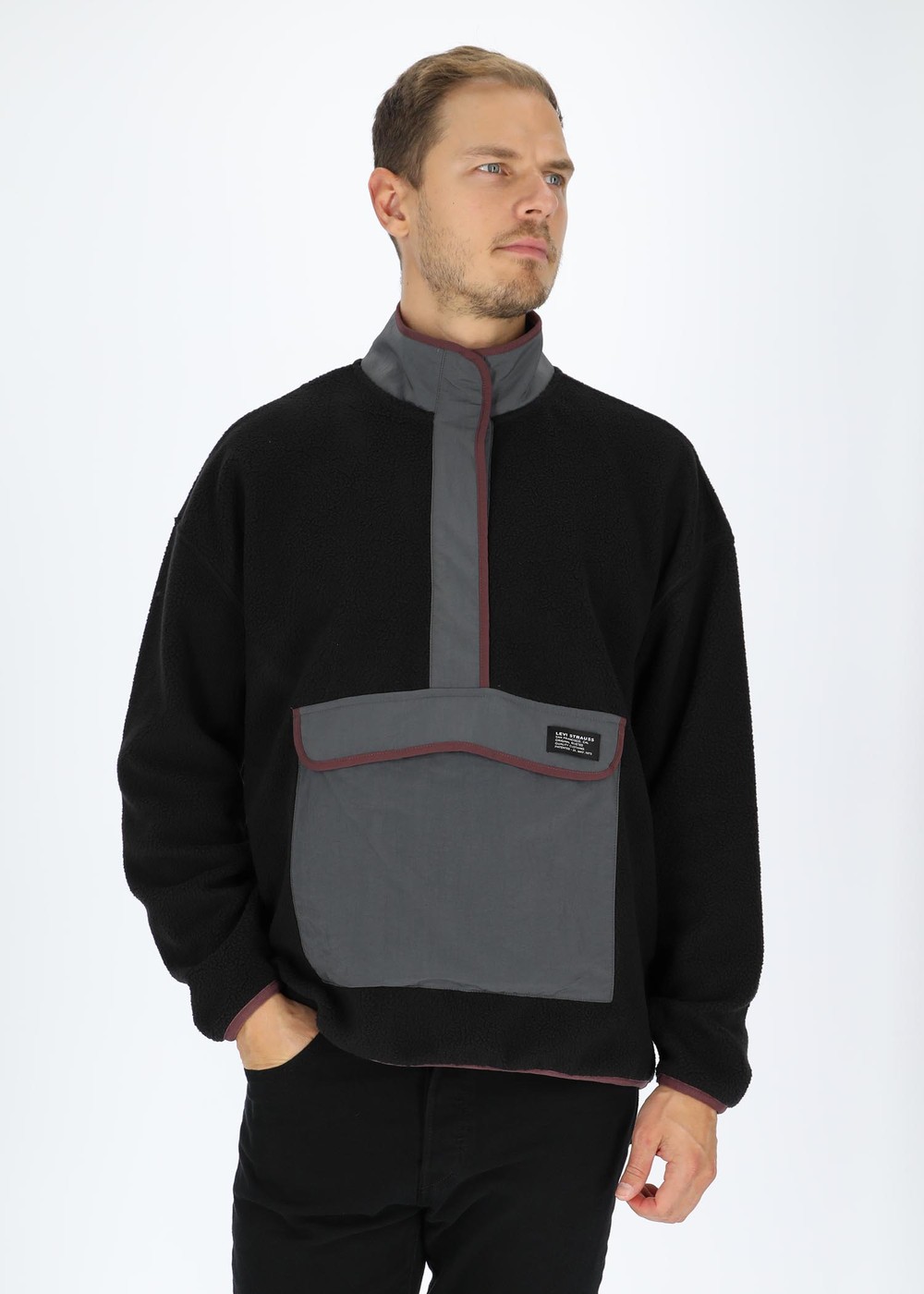 Polar Fleece Mock Neck, Arctic Bla, Xl,  Fleecetröjor Polar Fleece Mock Neck, Arctic Bla, Xl,  Fleecetröjor