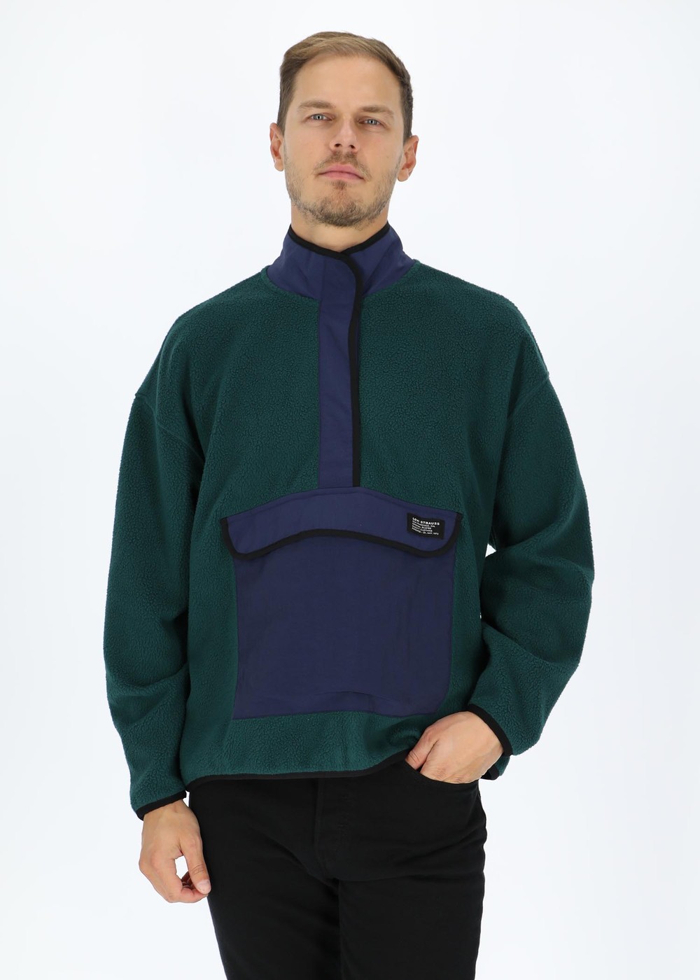 Polar Fleece Mock Neck, Arctic Pon, Xs,  Fleecetröjor