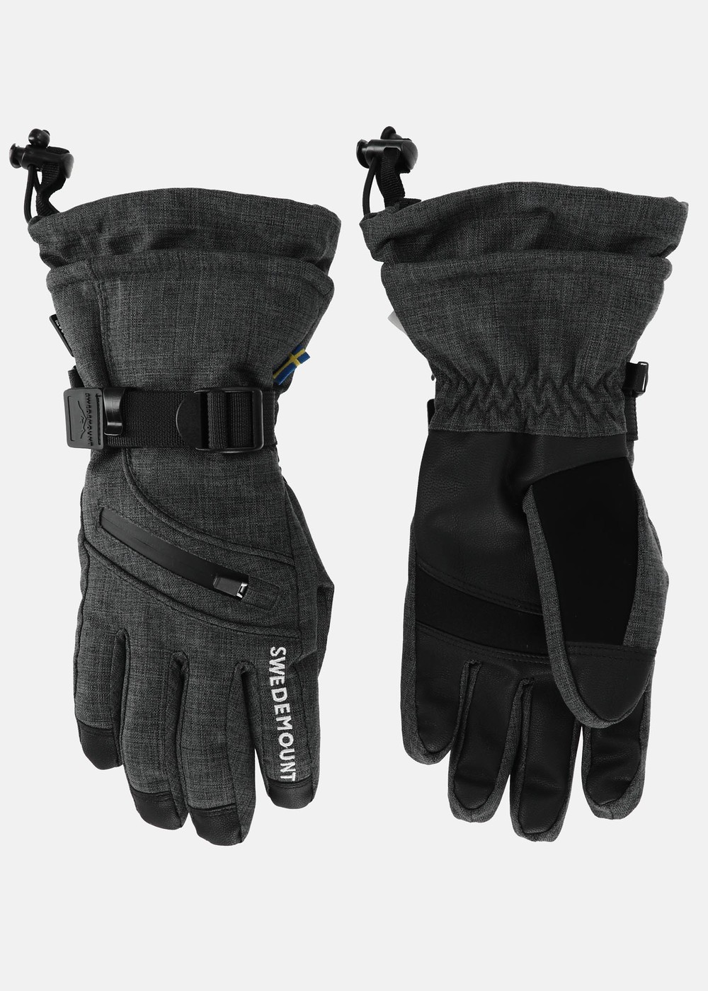 Cervinia Ski Glove Jr, Charcoal Melange, S,  Skidhandskar Cervinia Ski Glove Jr, Charcoal Melange, S,  Skidhandskar
