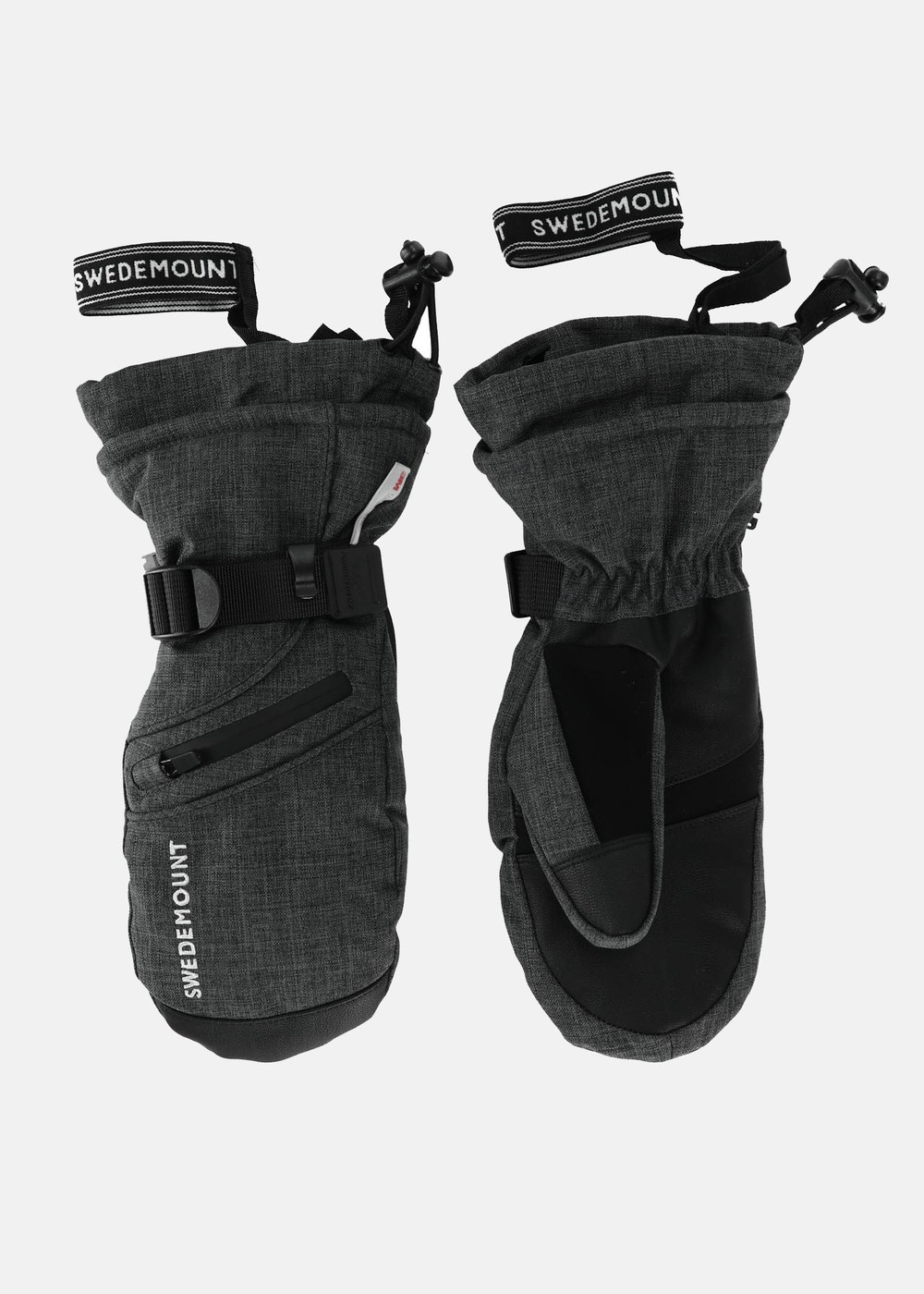 Cervinia Ski Mitten Jr, Charcoal Melange, Xl,  Skidhandskar Cervinia Ski Mitten Jr, Charcoal Melange, Xl,  Skidhandskar