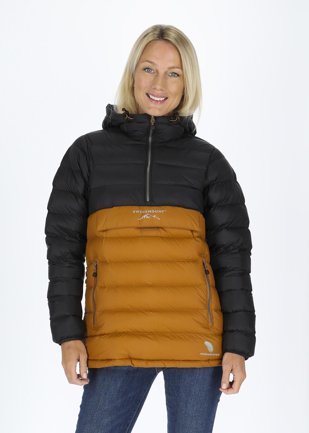 Östersund Down Anorak W, Black/Almond, 38,  Anorak