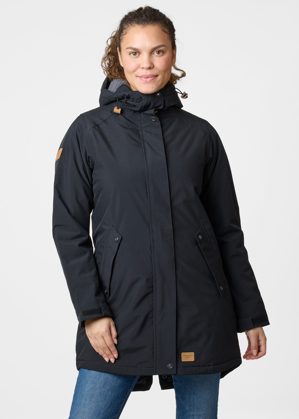 Sarek Insulated Coat W, Black, 50,  Vårjackor